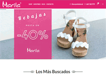 Tablet Screenshot of marilashoes.com